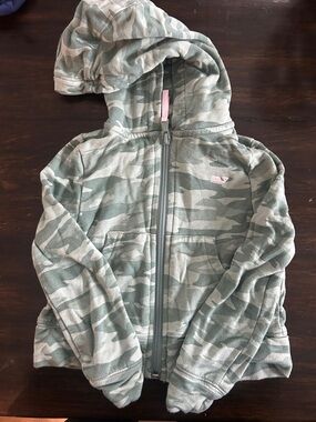 Vineyard Vines Kids Camo Zip Hoodie - Green